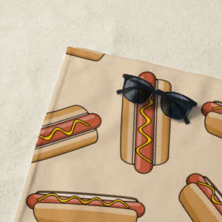 Hot Dog Strandtuch