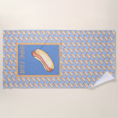 Hot Dog Strandtuch (Vorderseite)