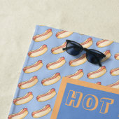Hot Dog Strandtuch (Beispiel)