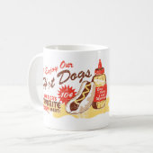 Hot Dog Tasse (Vorderseite Links)