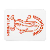 Hot Dog Time Magnet (Horizontal)
