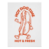 Hot Dog Time Poster (Vorderseite)