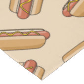 Hot Dog Tischdecke (Schrägansicht)