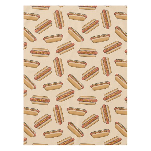 Hot Dog Tischdecke (Vorderseite)