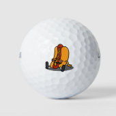 Hot Dog Typ Golfball (Vorderseite)
