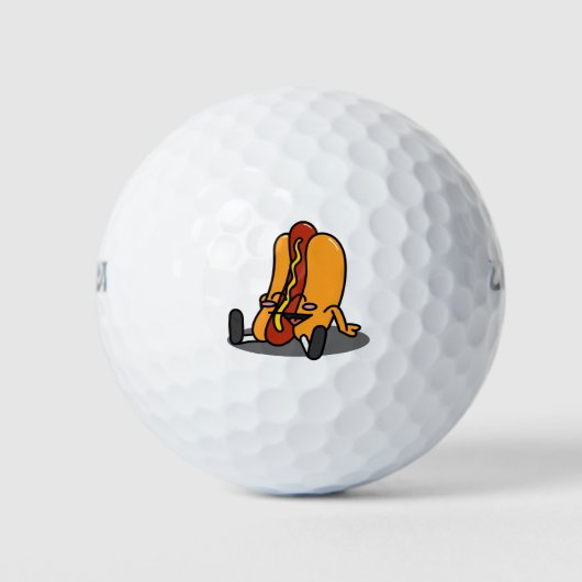Hot Dog Typ Golfball (Vorderseite)
