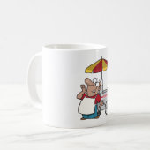Hot Dog Vendor Kaffeetasse (Vorderseite Links)