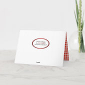 Hot Dog vielen Dank Dankeskarte (Rückseite)