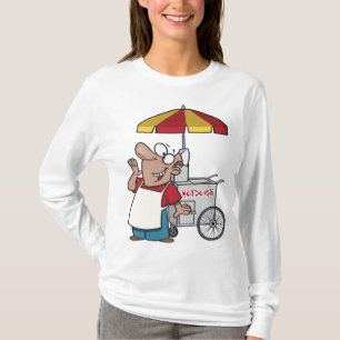 Hot-Dog-Wagen-Verkäufer Straßenverkäufer T-Shirt