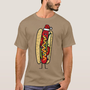 Hot Dog Weihnachtsmohn im Chicagoer Stil - Weihnac T-Shirt