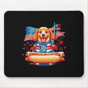 Hot Dog Würstchen Frank Day Merican Sarcastic Food Mousepad