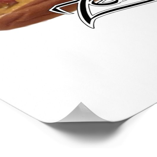 Hot Dog Zen Poster (Ecke)