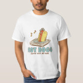 Hot Dogg – Droppin’ Beats, Not Buns Funny Tee (Vorderseite)