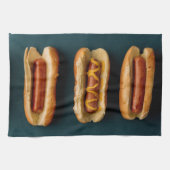 Hot Dogs and Buns Geschirrtuch (Horizontal)