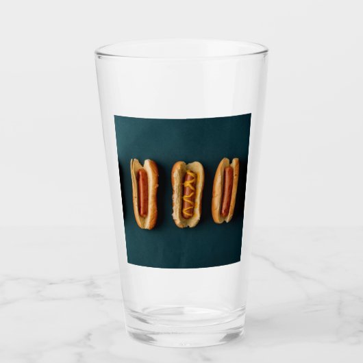Hot Dogs and Buns Glas (Vorderseite)