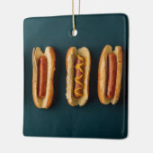 Hot Dogs and Buns Keramikornament (Links)