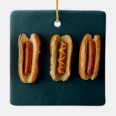 Hot Dogs and Buns Keramikornament (Rückseite)