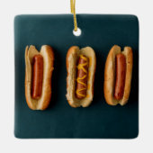Hot Dogs and Buns Keramikornament (Vorderseite)