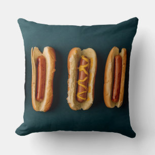 Hot Dogs and Buns Kissen