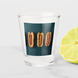 Hot Dogs and Buns Schnapsglas