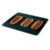 Hot Dogs and Buns Schneidebrett (Ecke)