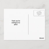 Hot Dogs and S'mores Campfire Vielen Dank Postkarte (Rückseite)