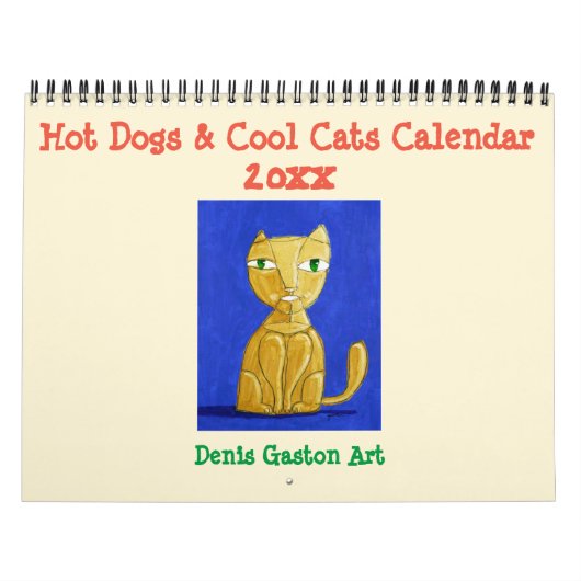 Hot Dogs & Cool Cats Kalender 2020 (Titelbild)