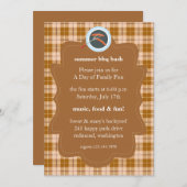 Hot dogs - GRILLEN Party Einladungen (Vorne/Hinten)