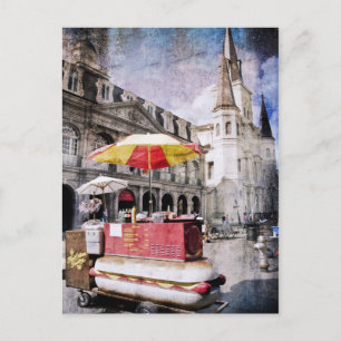 Hot Dogs in der Vieux Carre Postkarte