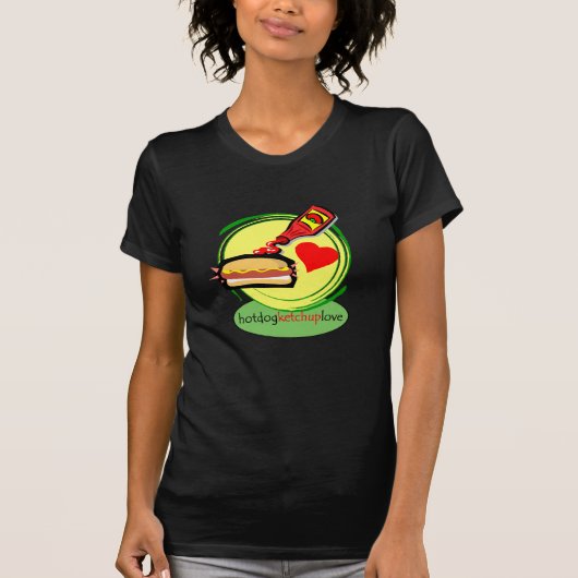 Hot Dogs & Ketchup T-Shirt (Vorderseite)