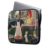 Hot Dogs Laptopschutzhülle (Vorderseite Links)