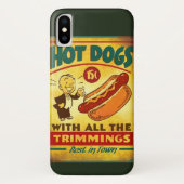 Hot Dogs Telefonabdeckung Case-Mate iPhone Hülle (Rückseite)