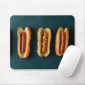 Hot Dogs und Brötchen Mousepad (Mit Mouse)