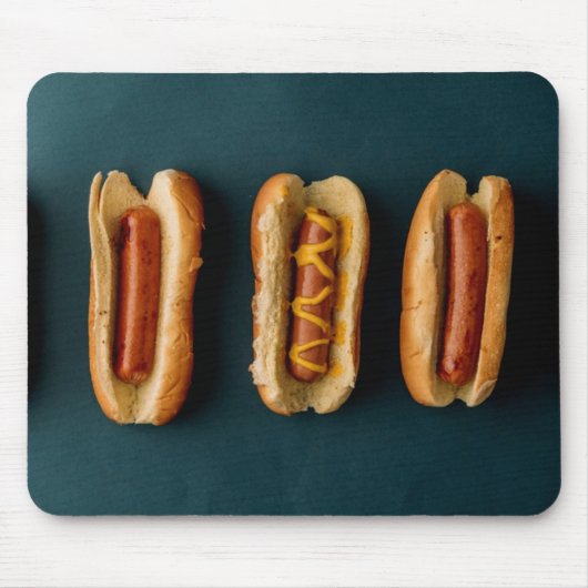 Hot Dogs und Brötchen Mousepad (Vorne)