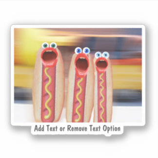 Hot Dogs Würstchen People Aufkleber
