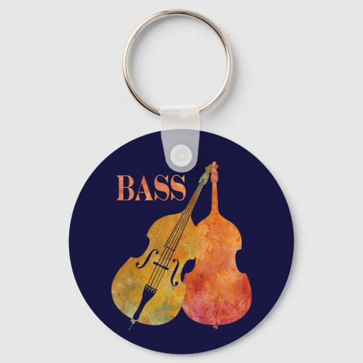 Hot Double Bass Schlüsselanhänger (Vorderseite)
