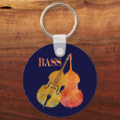 Hot Double Bass Schlüsselanhänger (Vorderseite)