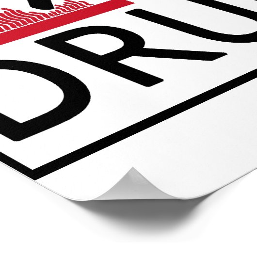 Hot Drummer Poster (Ecke)