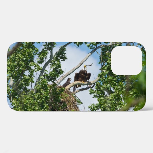 Hot Eagles iPhone Case (Rückseite (Horizontal))
