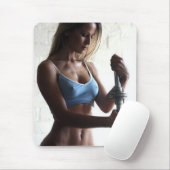 Hot Female Fitness Girls Mousepad (Mit Mouse)