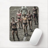 Hot Female Fitness Girls Mousepad (Mit Mouse)