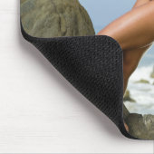 Hot Female Fitness Girls Mousepad (Ecke)