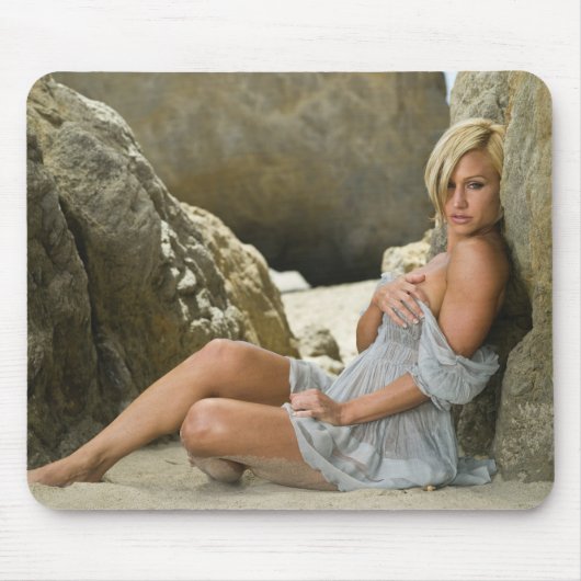 Hot Female Fitness Girls Mousepad (Vorne)