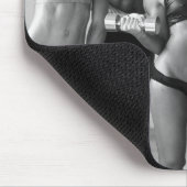 Hot Female Fitness Girls Mousepad (Ecke)