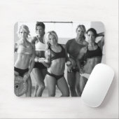 Hot Female Fitness Girls Mousepad (Mit Mouse)