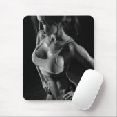 Hot Female Fitness Girls Mousepad (Mit Mouse)