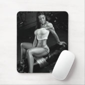 Hot Female Fitness Girls Mousepad (Mit Mouse)