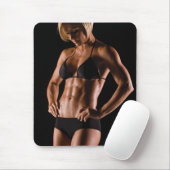 Hot Female Fitness Girls Mousepad (Mit Mouse)