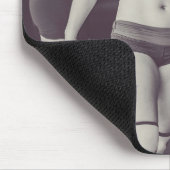 Hot Female Fitness Girls Mousepad (Ecke)