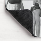Hot Female Fitness Girls Mousepad (Ecke)